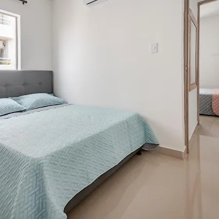 Apartamento 2Br Con Vista Al Mar Y Cerca Al Aeropuerto Cartagena